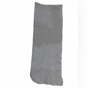 Neiman Marcus 100% Cashmere Gray Knit Scarf Wrap Shawl Soft Luxury NWT